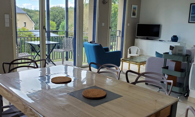 Dinard Apartment | Quiet 60m² Apartment Near Port Blanc Beach - Family Friendly