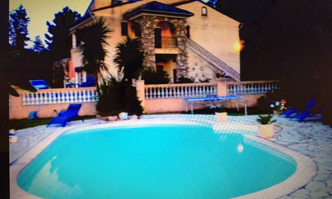 Taglio-Isolaccio Apartment | Oceanfront Appartement RDC Villa with Private Pool & Spa