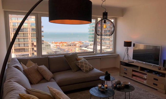 Knokke Apartment | Seaview Appartement with Oceanfront Access & Great Amenities