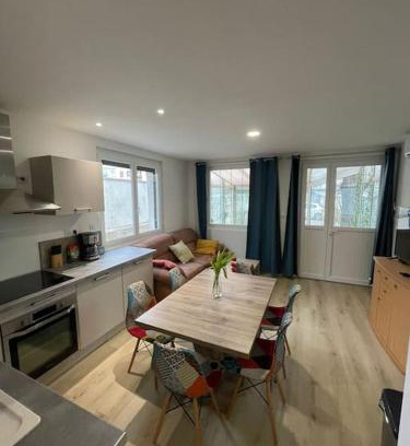 Saint-Priest Apartment | Family-Friendly T3 Apartment with Garden and Veranda