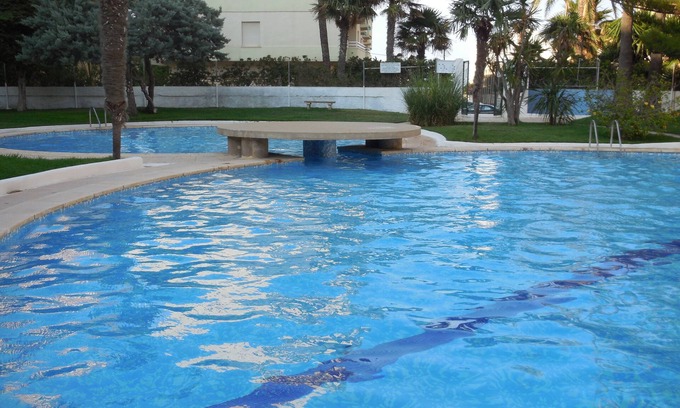 Daimuz Apartment | Oceanfront Apartment with Pool Just Steps from the Beach