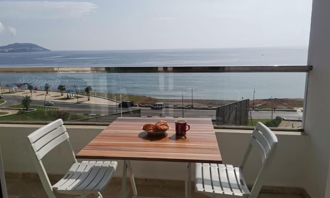 Residence Bab Sebta Apartment | Panoramic Ocean View at AppartF3 - 4-Star Guest Favorite