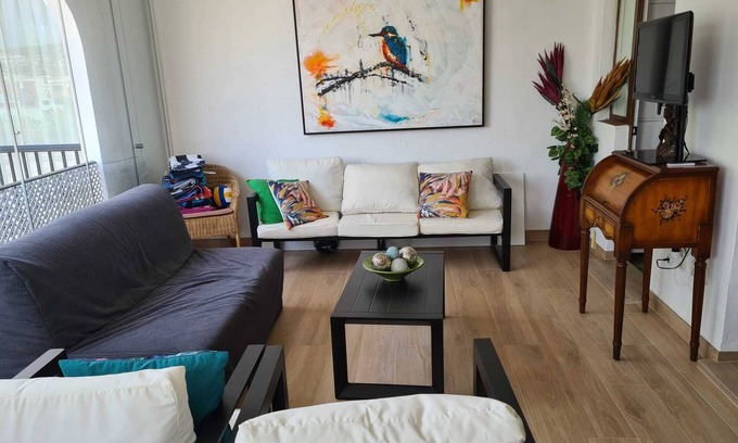 San Luis de Sabinillas Apartment | Ideal Apartment in Marina de la Duquesa with Ocean View