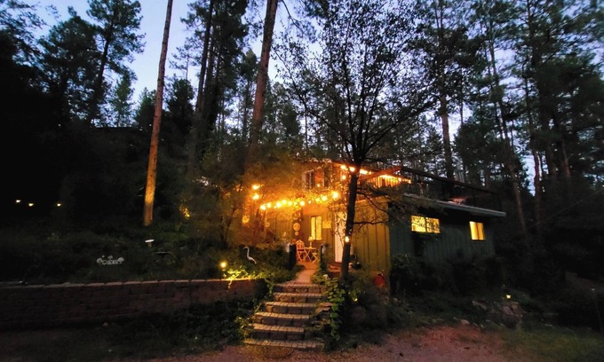 Kohls Ranch Cabin | Experience Applecross Chalet: Hike, Fish & Relax in a Hot Tub