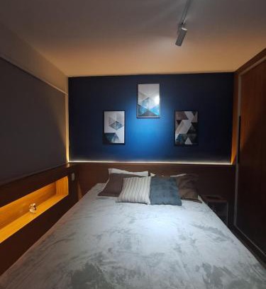 Santo Cristo Apartment | Aproveite Studio moderno com Piscina 4 pessoas no Centro