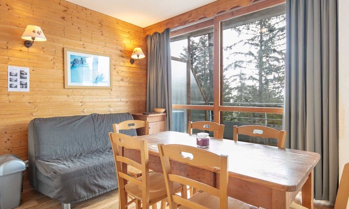 Chamrousse Apartment | Ideal Family Retreat Steps from Ski Runs with Kitchen