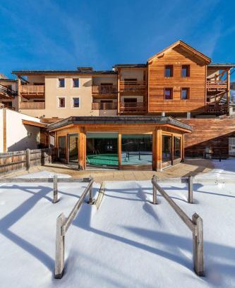 Abries Apartment | Apt cosy, pied des pistes, résidence confort & spa