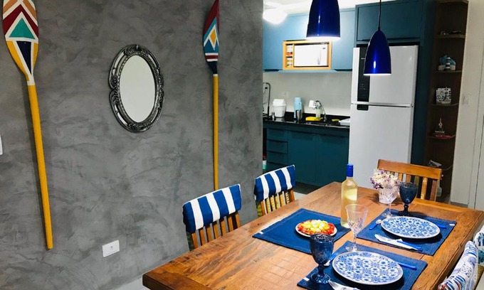 Umuarama Apartment | Highly Rated Apt Familiar with Pool in Ubatuba Retreat