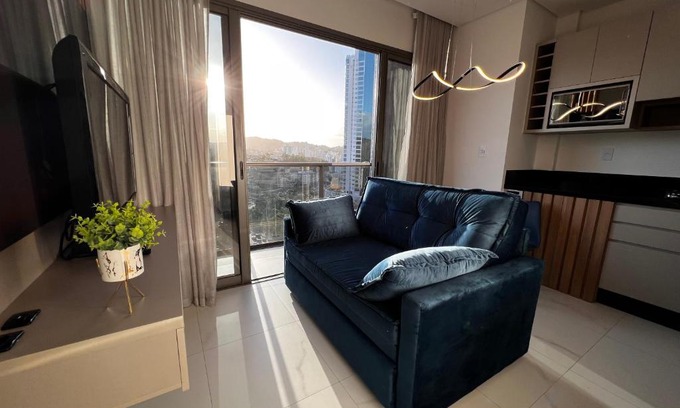 Centro Apartment | Modern Apartment 900m from Vila Germânica Oktoberfest