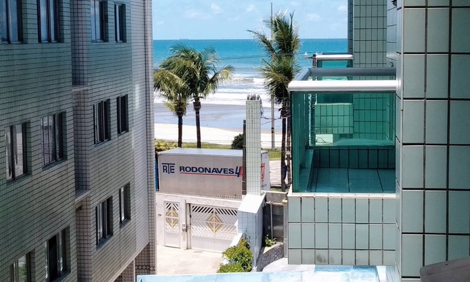 Vilamar Apartment | Top-Rated Apt on Caiçara Beach Avenue with Oceanfront Views