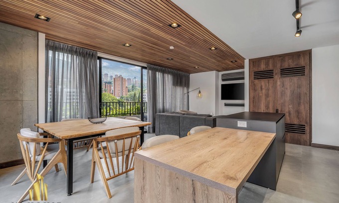El Poblado Apartment | Apt sofisticado y luminoso con BBQ - Morph 1101