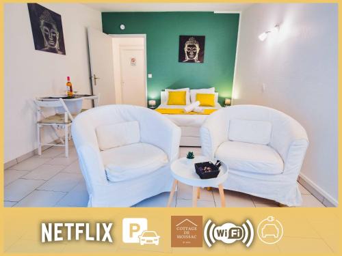 Moissac Apartment | Relaxing Zen Cottage Experience at T1 Cosy in Moissac