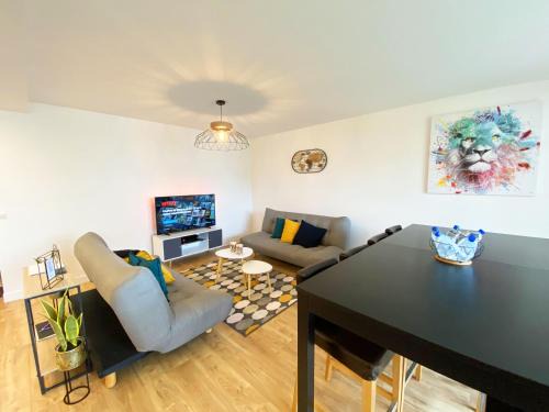 Montevrain Apartment | Convenient Apt Val d'Europe: 10 Min to Disney & Parking