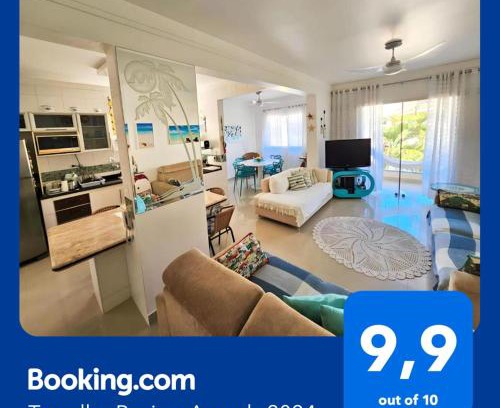 Loteamento Joao Batista Juliao Apartment | Cozy Apto with Ocean View, Steps from Guarujá Beach