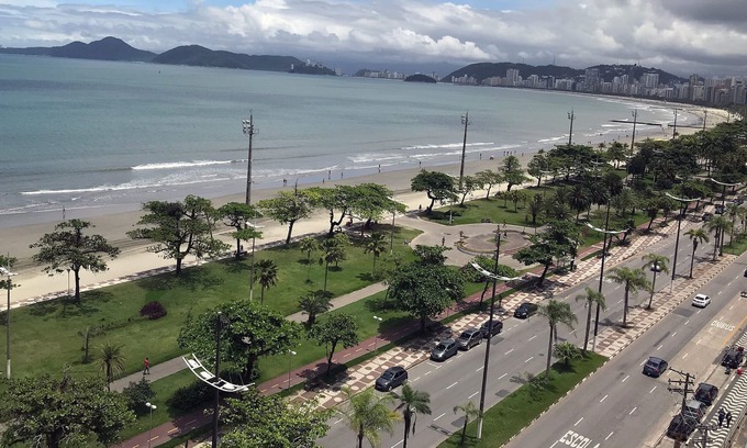 Aparecida Apartment | Apto de frente pro mar em Aparecida, em Santos/SP