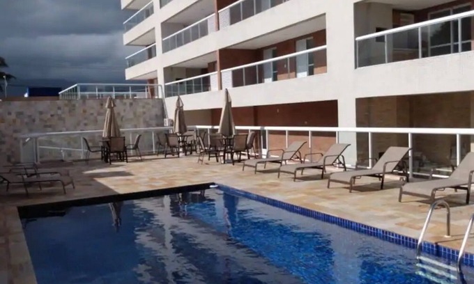 Bertioga Hotel | Bright New Apartment with Spacious Balcony and Pool Access