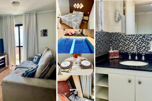 Guaratingueta Apartment | Romantic Getaway with Ocean View, Pool & Spa Access