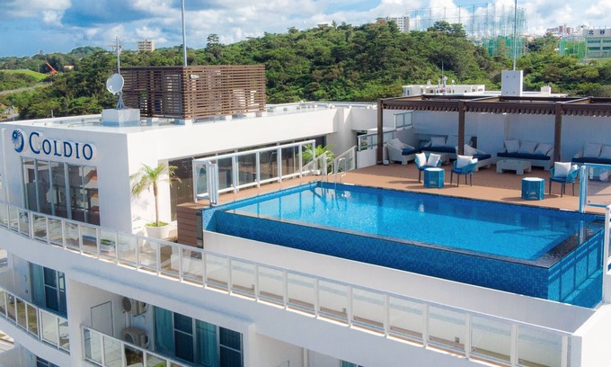 Kuwae Apartment | Oceanfront Bliss at Aqua Palace Chatan by Coldio Premium
