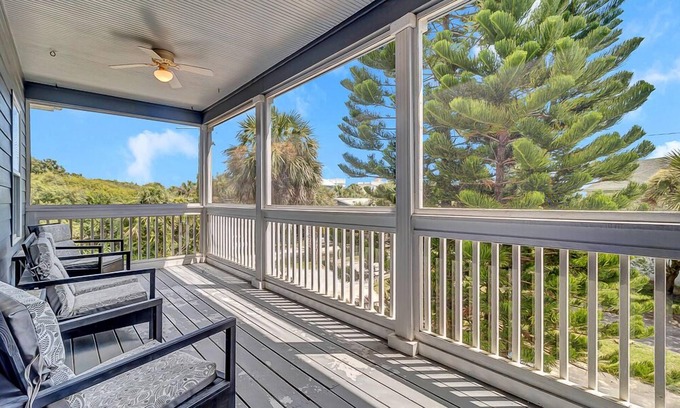 St. Augustine House | Oceanfront Aqua Vista: Modern 4-Bedroom Retreat Awaits