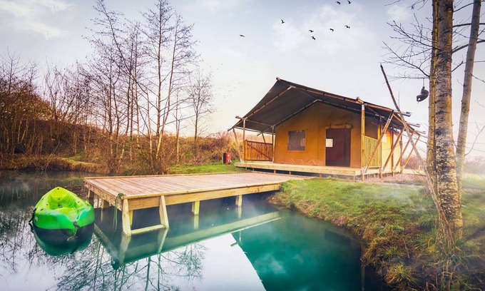 Wrexham Cabin | Experience Arcadia Safari Tent in a Private 5-Acre Retreat