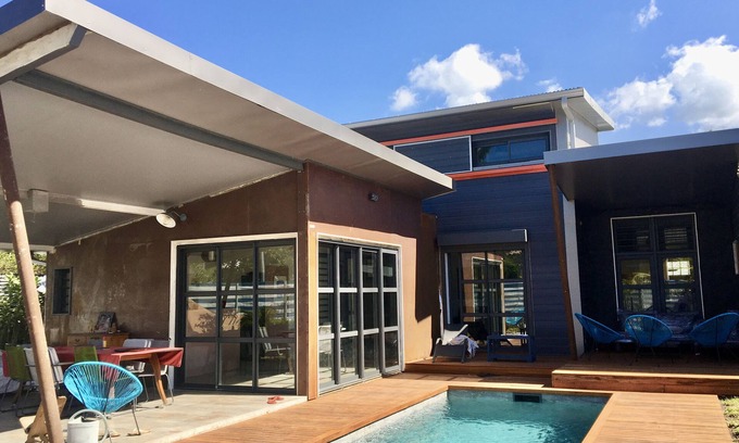 Etang Sale Les Bains Villa | Stylish Villa with Private Pool and Ocean Views