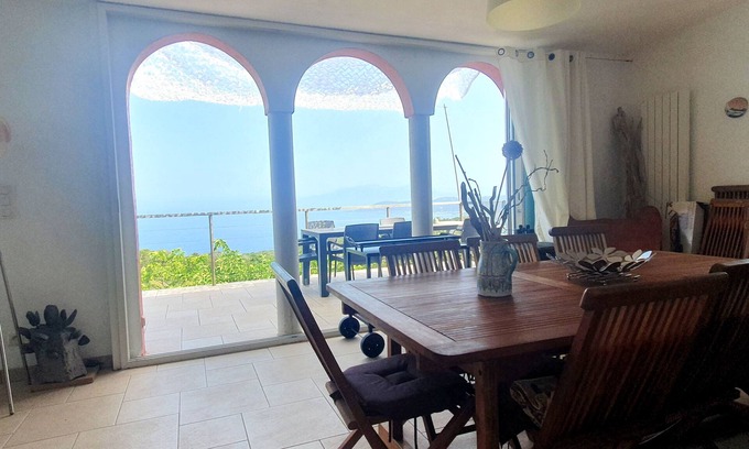 Coti-Chiavari Villa | Scenic Architect Villa with Breathtaking Ajaccio Bay Views