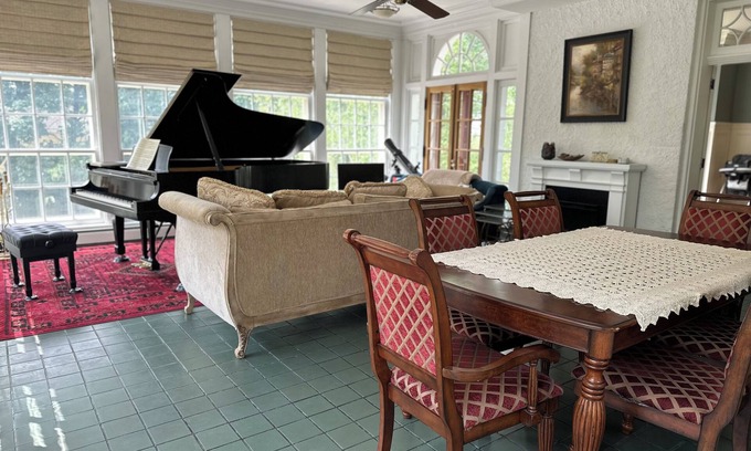 Davenport House | Architecturally Unique & Spacious Tudor in Prospect Park with River Views