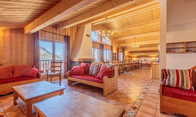Arc-2000 Ski Chalet | Inviting Arcs 2000 Chalet with Mont Blanc Views and Pool