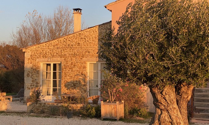 Saint-Marcel-d'Aredeche Apartment | Enchanting Ardèche Retreat with Vine Views & Pool Access