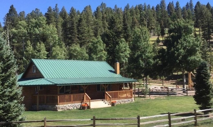 Custer County Cabin | Cozy Cabin Retreat: Pet-Friendly with Breathtaking Views