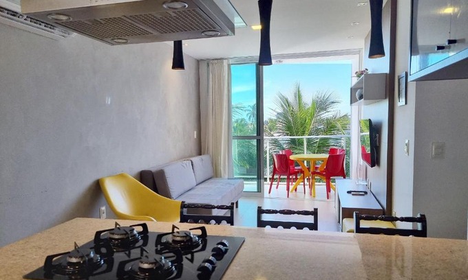 Barra Mar Apartment | Relaxing Areias do Mar: Oceanfront with Pool & 9.5 Rating