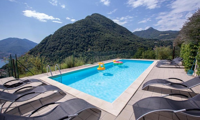 Dizzasco Apartment | Elegant Argegno Belvedere Apt with Pool & Family-Friendly Amenities
