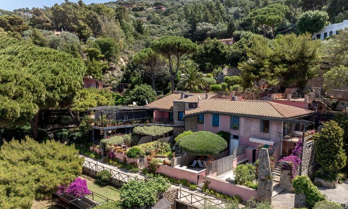 Cala Piccola Apartment | Experience Argentarola: Poolside Paradise with Ocean Views