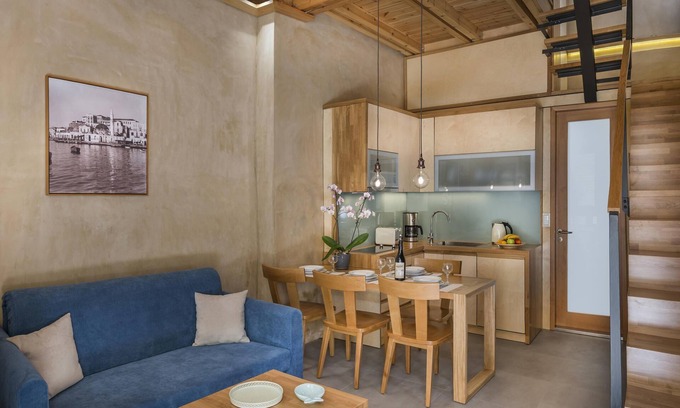 Old Town House | Unwind at Ariadni House: Oceanfront Bliss & Spa Retreat