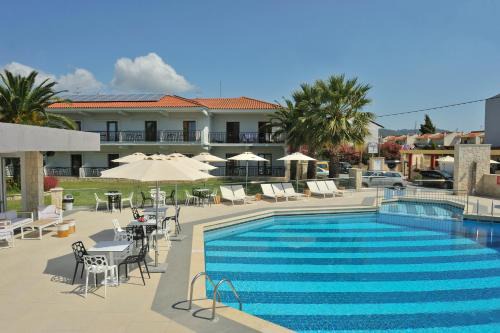 Skala Fourkas Hotel | Aristotelis Hotel: Family-Friendly Getaway with Pool Access