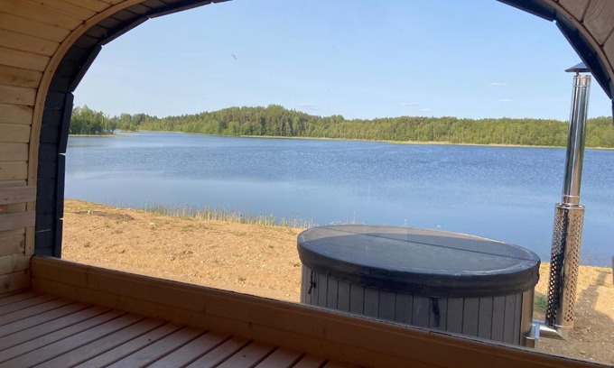 Latgale Other | Pet-Friendly Arkādija Krosts with Ocean Views & Hot Tub