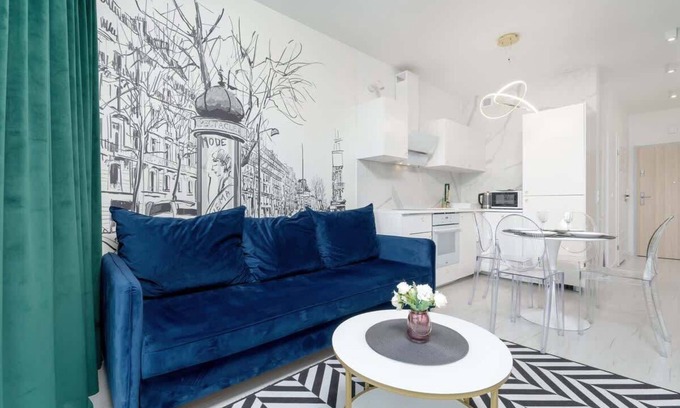Rzeszow Apartment | Discover Armii Krajowej: One Bedroom with Balcony for 4