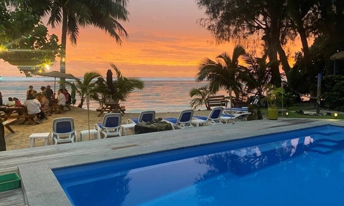 Arorangi Hotel | Beachside Bliss at Aroa Resort with Pool & Restaurant