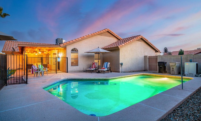 Peoria House | Arrowhead Family Getaway: Heated Pool & Pet-Friendly Fun