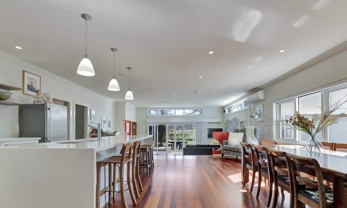 Orange House | Art House on Anson - Artistic Escape with Spa & Pet Joy