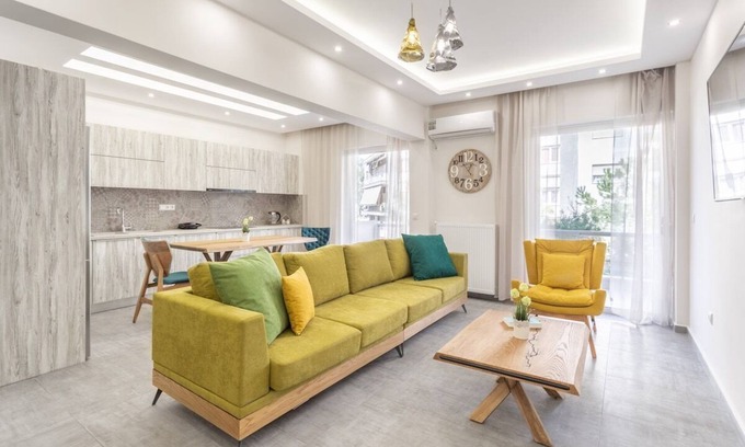 Nea Smirni Apartment | Artemis Suite: Central 2-Bedroom Apartment with Great Amenities