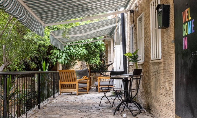 Haifa Apartment | Artistic Vibes: Orange Studio with Kitchen by the Sea
