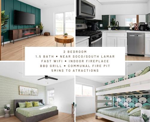 South Lamar Apartment | Artsy Pad by S Lamar - Soco with Patio