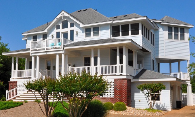 Corolla House | Pet-Friendly Oasis: Private Pool, Hot Tub & Ocean Views