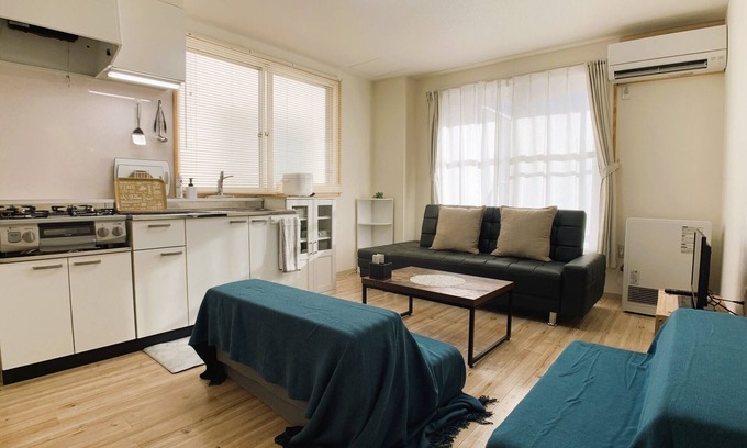Asahikawa Apartment | Asahikawa Station 10 min walk to ski slopes and sightseeing spots WiFi is available for 5 people - Shinsanjo Home 402/Asahikawa Hokkaidō