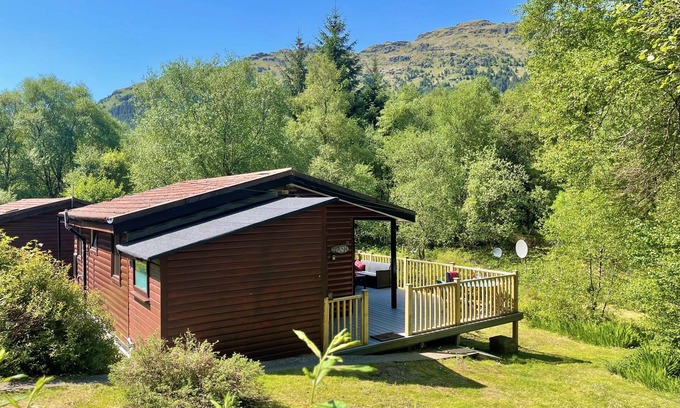 Loch Eck Cabin | Pet-Friendly Ash Lodge Near Dunoon: Top-Rated Retreat