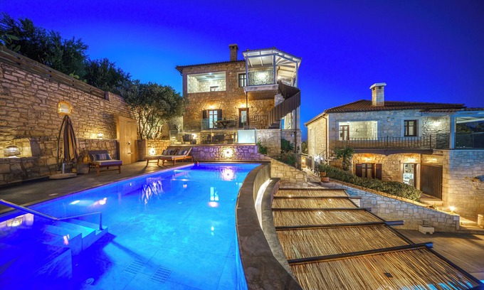 Asites House | Experience Asion Lithos: Ocean View Pool & Spa Retreat