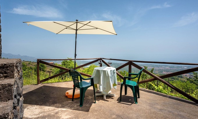 Mascali Villa | At the foot of Etna Casa di Giò Sea View with Terrace and large surrounding park; Parking Available - Villa Panoramica - Montargano