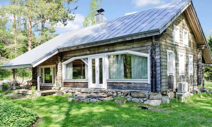 Raakkyla House | Relax at Ateljee by Interhome with Lake Views & Spa