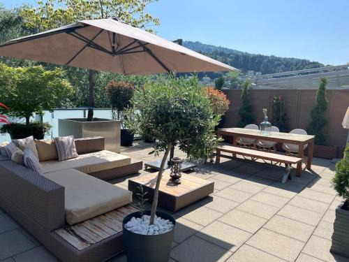 Kriens Apartment | Atikka Penthouse: Family-Friendly 4-Star Retreat Awaits
